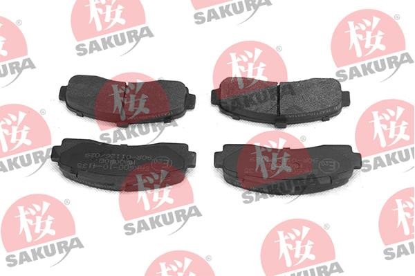 Sakura 600-10-4135 Brake Pad Set, disc brake 600104135: Buy near me in Poland at 2407.PL - Good price!