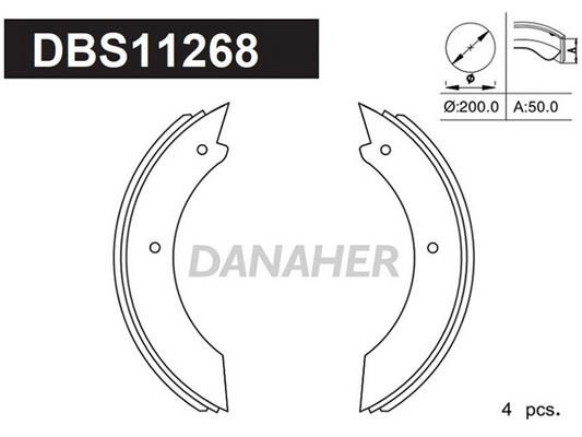 Danaher DBS11268 Колодки гальмівні барабанні, комплект DBS11268: Приваблива ціна - Купити у Польщі на 2407.PL!