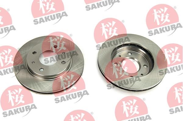 Sakura 604-50-4280 Innenbelüftete Bremsscheibe vorne 604504280: Kaufen Sie zu einem guten Preis in Polen bei 2407.PL!