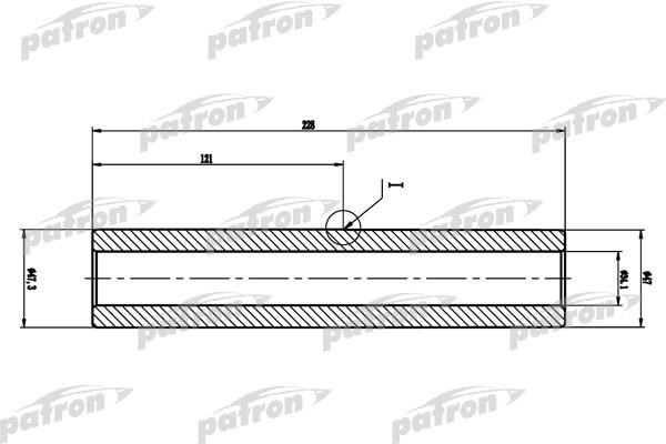 Patron PTB3006 Finger of an axial beam back PTB3006: Buy near me in Poland at 2407.PL - Good price!