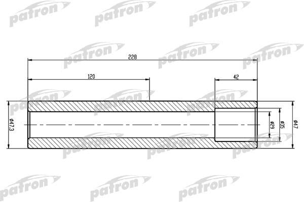 Patron PTB3007 Finger of an axial beam back PTB3007: Buy near me at 2407.PL in Poland at an Affordable price!
