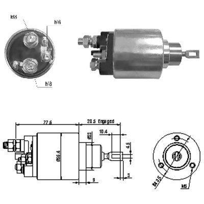 We Parts 471480130 Solenoid switch, starter 471480130: Buy near me in Poland at 2407.PL - Good price!