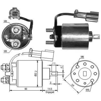 We Parts 471480090 Solenoid switch, starter 471480090: Buy near me in Poland at 2407.PL - Good price!