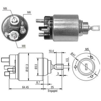 We Parts 471480043 Solenoid switch, starter 471480043: Buy near me in Poland at 2407.PL - Good price!