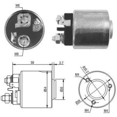 We Parts 471480083 Solenoid switch, starter 471480083: Buy near me in Poland at 2407.PL - Good price!