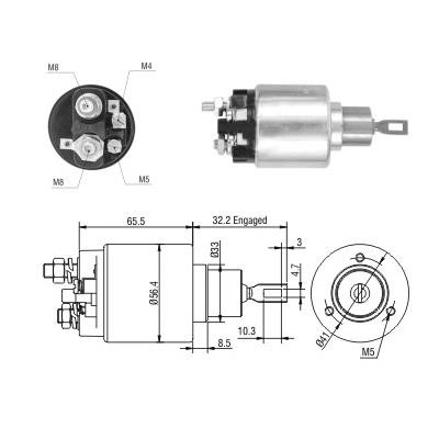 We Parts 471480208 Solenoid switch, starter 471480208: Buy near me in Poland at 2407.PL - Good price!