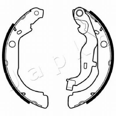 Japko 55020 Brake shoe set 55020: Buy near me in Poland at 2407.PL - Good price!