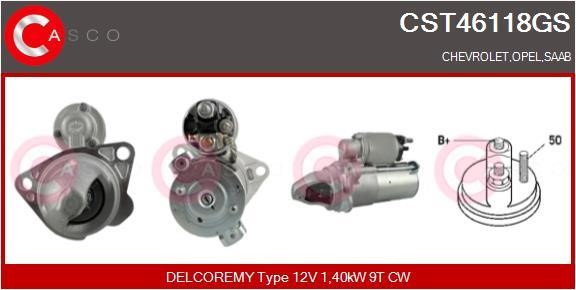 Casco CST46118GS Starter CST46118GS: Buy near me in Poland at 2407.PL - Good price!