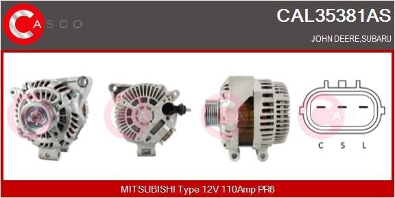 Casco CAL35381AS Alternator CAL35381AS: Buy near me in Poland at 2407.PL - Good price!