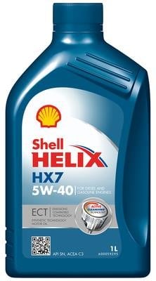 Shell 550046586 Engine oil Shell Helix HX7 ECT 5W-40, 1L 550046586: Buy near me in Poland at 2407.PL - Good price!