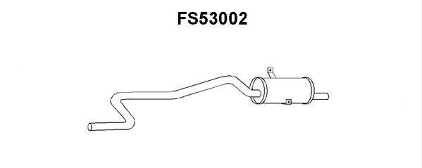 Faurecia FS53002 End Silencer FS53002: Buy near me in Poland at 2407.PL - Good price!