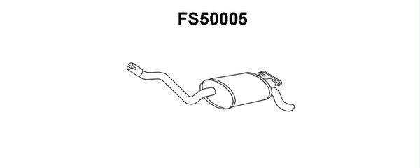 Faurecia FS50005 Глушитель, задняя часть FS50005: Отличная цена - Купить в Польше на 2407.PL!