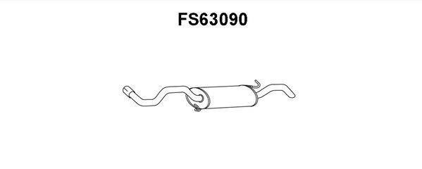 Faurecia FS63090 End Silencer FS63090: Buy near me in Poland at 2407.PL - Good price!