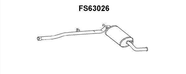Faurecia FS63026 End Silencer FS63026: Buy near me in Poland at 2407.PL - Good price!