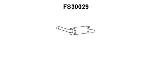 Faurecia FS30029 End Silencer FS30029: Buy near me in Poland at 2407.PL - Good price!