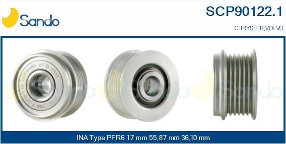 Sando SCP90122.1 Belt pulley generator SCP901221: Buy near me in Poland at 2407.PL - Good price!