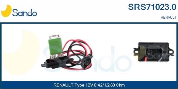 Sando SRS71023.0 Resistor, interior blower SRS710230: Buy near me in Poland at 2407.PL - Good price!