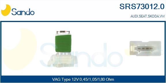 Sando SRS73012.0 Resistor, interior blower SRS730120: Buy near me in Poland at 2407.PL - Good price!