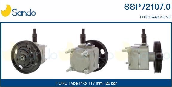 Sando SSP72107.0 Hydraulic Pump, steering system SSP721070: Buy near me in Poland at 2407.PL - Good price!