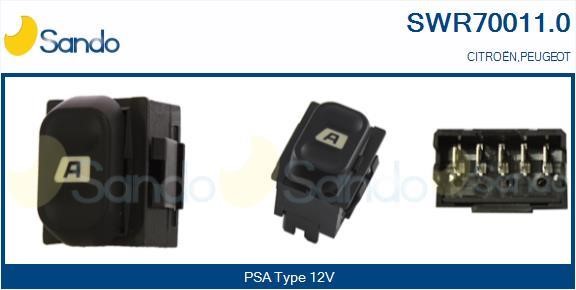 Sando SWR70011.0 Power window button SWR700110: Buy near me in Poland at 2407.PL - Good price!