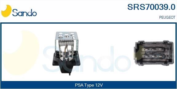 Sando SRS70039.0 Resistor, interior blower SRS700390: Buy near me at 2407.PL in Poland at an Affordable price!