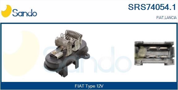 Sando SRS74054.1 Resistor, interior blower SRS740541: Buy near me at 2407.PL in Poland at an Affordable price!
