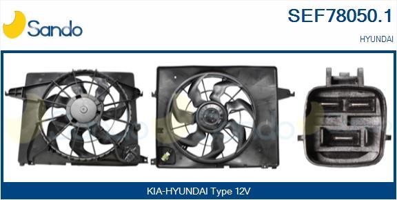 Sando SEF78050.1 Electric Motor, radiator fan SEF780501: Buy near me in Poland at 2407.PL - Good price!