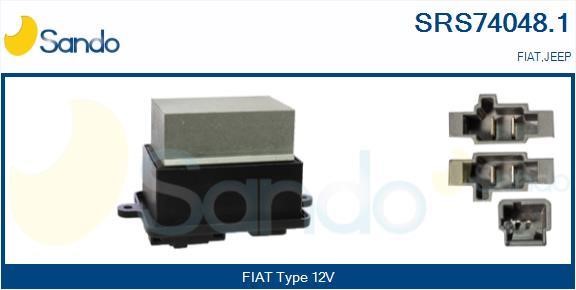Sando SRS74048.1 Resistor, interior blower SRS740481: Buy near me at 2407.PL in Poland at an Affordable price!