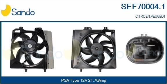 Sando SEF70004.1 Electric Motor, radiator fan SEF700041: Buy near me in Poland at 2407.PL - Good price!