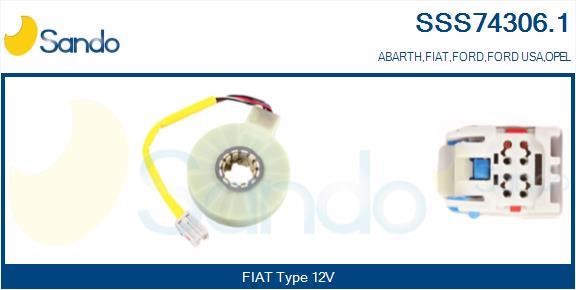 Sando SSS74306.1 Steering wheel position sensor SSS743061: Buy near me at 2407.PL in Poland at an Affordable price!