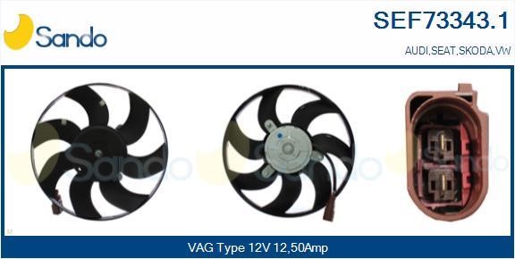 Sando SEF73343.1 Hub, engine cooling fan wheel SEF733431: Buy near me in Poland at 2407.PL - Good price!