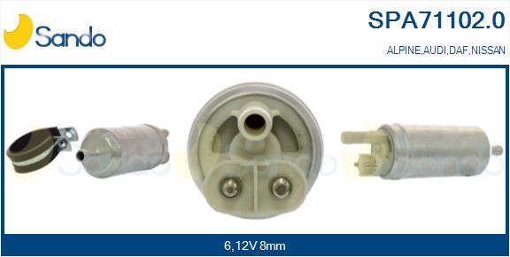 Sando SPA71102.0 Fuel pump SPA711020: Buy near me in Poland at 2407.PL - Good price!