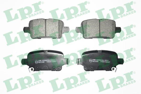 LPR 05P2047 Brake Pad Set, disc brake 05P2047: Buy near me in Poland at 2407.PL - Good price!