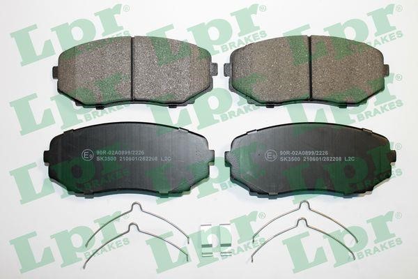 LPR 05P2208 Brake Pad Set, disc brake 05P2208: Buy near me in Poland at 2407.PL - Good price!