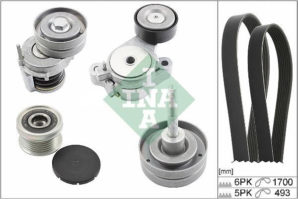 INA 529 0519 20 Drive belt kit 529051920: Buy near me at 2407.PL in Poland at an Affordable price!