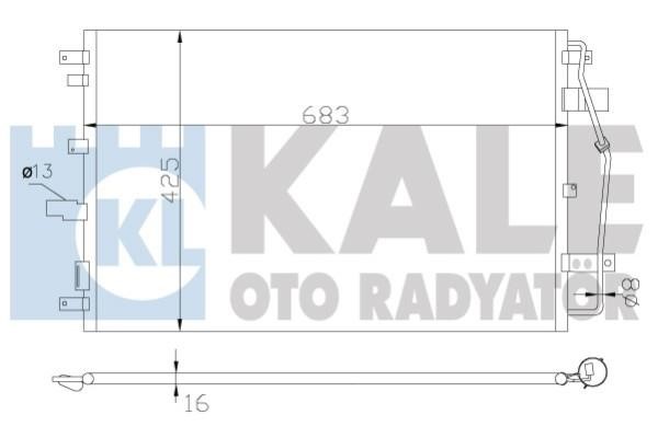 Kale Oto Radiator 342650 Cooler Module 342650: Buy near me at 2407.PL in Poland at an Affordable price!