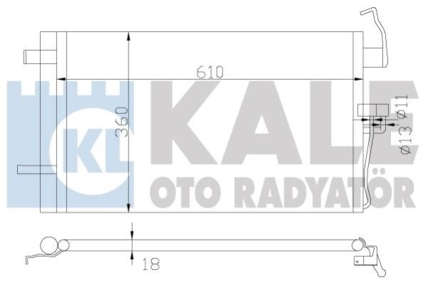 Kale Oto Radiator 379400 Радиатор кондиционера (Конденсатор) 379400: Отличная цена - Купить в Польше на 2407.PL!