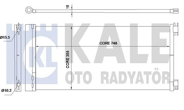 Kale Oto Radiator 345575 Радиатор кондиционера (Конденсатор) 345575: Купить в Польше - Отличная цена на 2407.PL!