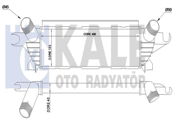 Kale Oto Radiator 345095 Ladeluftkühler 345095: Kaufen Sie zu einem guten Preis in Polen bei 2407.PL!