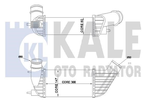 Kale Oto Radiator 350820 Ladeluftkühler 350820: Kaufen Sie zu einem guten Preis in Polen bei 2407.PL!