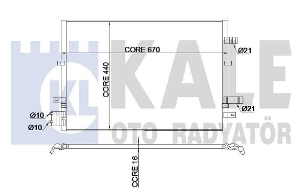 Kale Oto Radiator 345380 Радиатор кондиционера (Конденсатор) 345380: Отличная цена - Купить в Польше на 2407.PL!