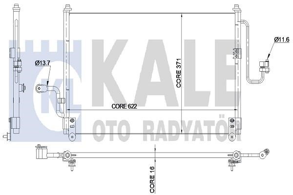 Kale Oto Radiator 345180 Kühlmodul 345180: Kaufen Sie zu einem guten Preis in Polen bei 2407.PL!
