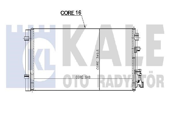 Kale Oto Radiator 220800 Конденсатор 220800: Отличная цена - Купить в Польше на 2407.PL!