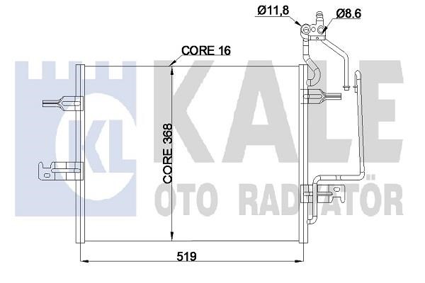 Kale Oto Radiator 345805 Конденсатор 345805: Купити у Польщі - Добра ціна на 2407.PL!