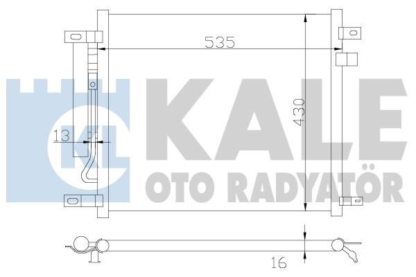 Kale Oto Radiator 385200 Радіатор кондиціонера (Конденсатор) 385200: Приваблива ціна - Купити у Польщі на 2407.PL!