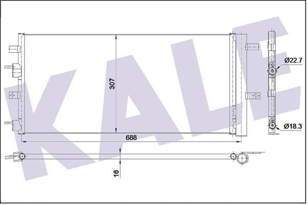 Kale Oto Radiator 353160 Cooler Module 353160: Buy near me in Poland at 2407.PL - Good price!