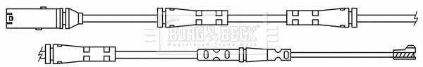 Borg & beck BWL3196 Warnkontakt, Bremsbelagverschleiß BWL3196: Kaufen Sie zu einem guten Preis in Polen bei 2407.PL!