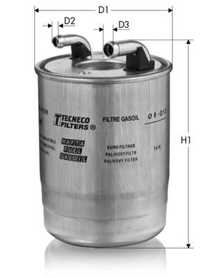 Tecneco GS8016 Fuel filter GS8016: Buy near me in Poland at 2407.PL - Good price!