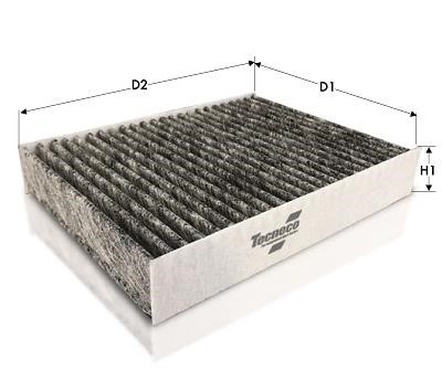 Tecneco CK25001-C Activated Carbon Cabin Filter CK25001C: Buy near me in Poland at 2407.PL - Good price!