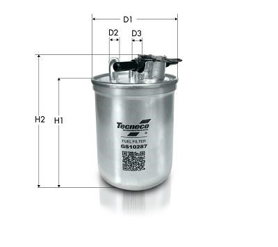 Tecneco GS10287 Fuel filter GS10287: Buy near me in Poland at 2407.PL - Good price!